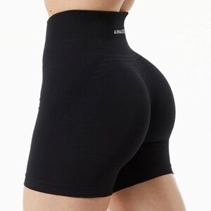 Alphalete Ozone Seamless Black Bike Shorts